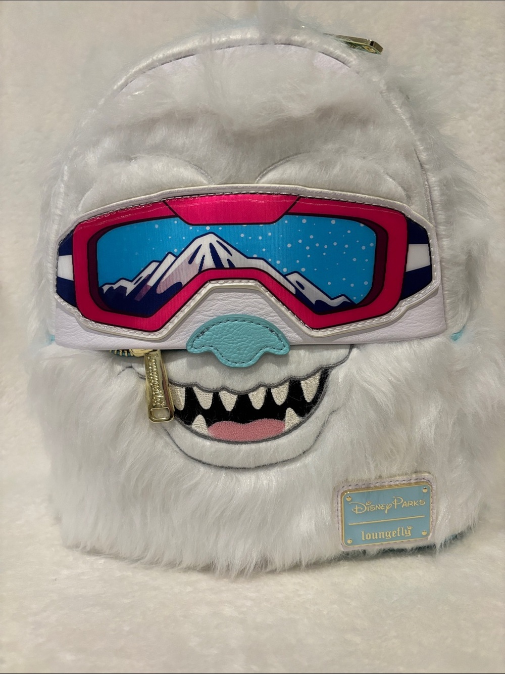 NWT Loungefly Disney Parks Expedition Everest Yeti Ski School Mini Backpack